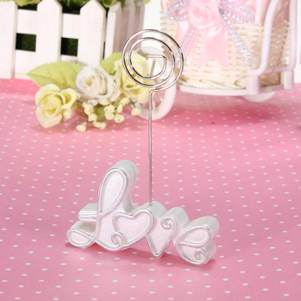 

Love Place Card Holder Table Clip Seat Place Card Wedding Reception